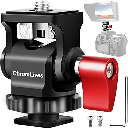 Support de moniteur de caméra ChromLives réglable avec griffe froide pour écran 5 et 7 pouces