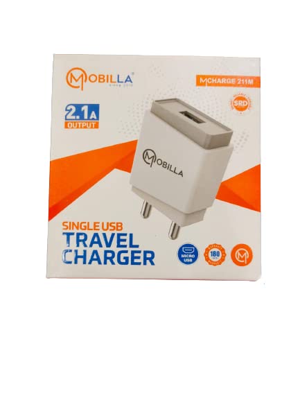 M O B I L LA 2.0 Fast Charger,for All Android Phones,for 2.1A