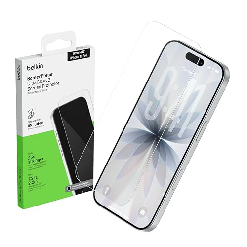 Amazon.co.jp: Belkin iPhone16 Pro / 17対応 UltraGlass 2保護ガラス