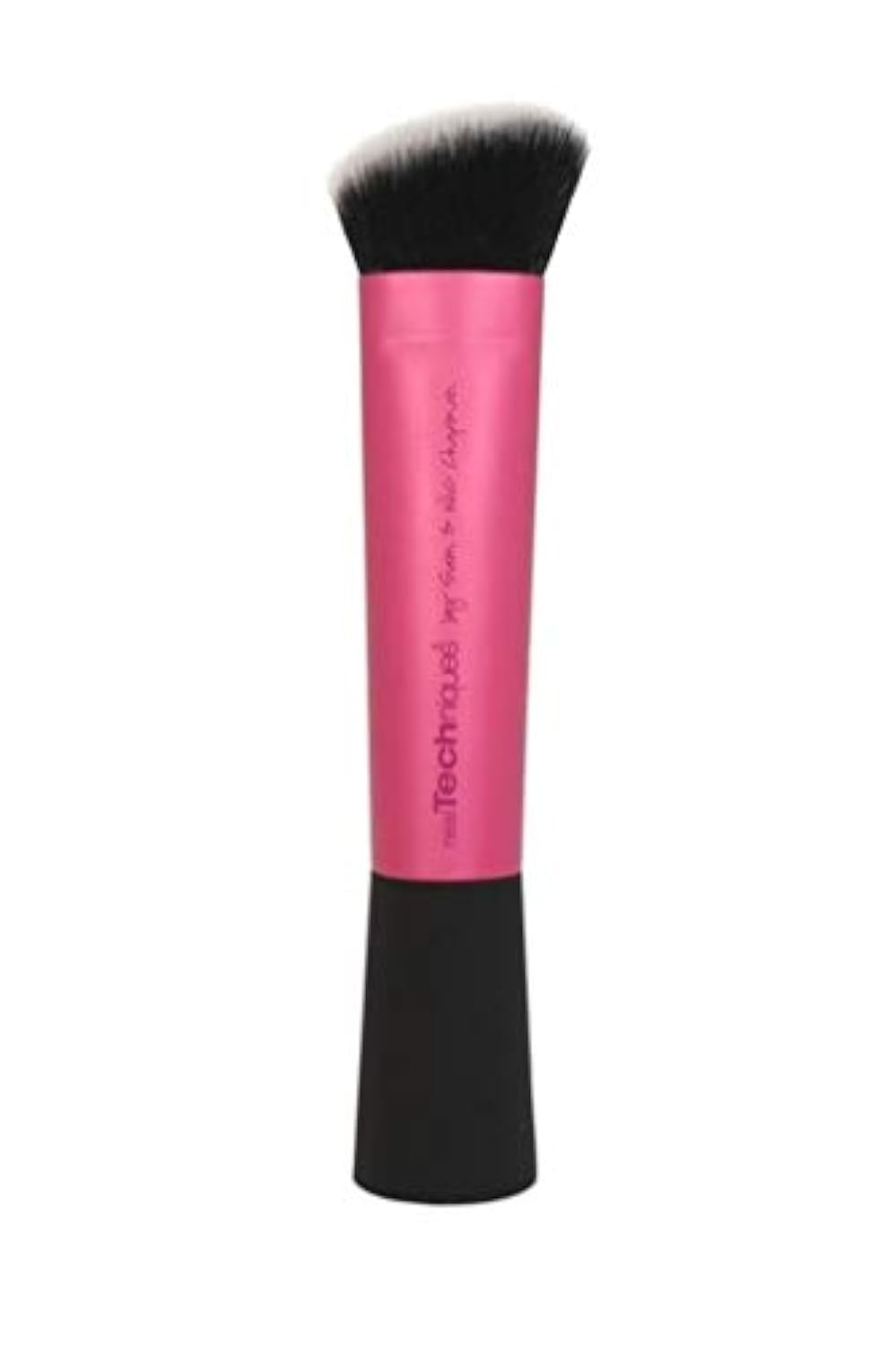 Real Techniques Sculpting Brush, For Contouring and Defining Facial Features, Defines Cheek Hallows, Pink, 1 Count