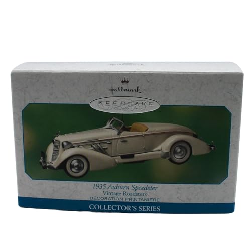Tarjeta Adornos recuerdo Hallmark 1935 Auburn Speedster para revivir la nostalgia 3