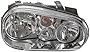 CarLights360: For Volkswagen Golf Headlight Assembly 1999 00 01 2002 Passenger Side For VW2503113 (Vehicle Trim: To VIN 25057050)