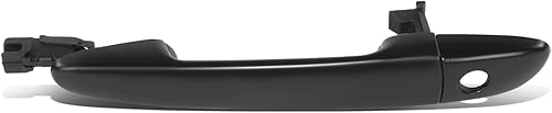 DNA MOTORING Manija de puerta exterior delantera izquierda compatible con Mazda 11-14 209-13 Mazda 3 613-16 CX-5, sin entrada inteligente, negro,