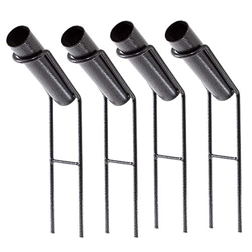 Kit 4 Suportes Secretária Espera para Vara de Pesca Reforçado Caneco 40cm