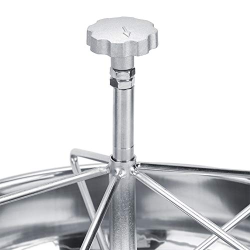 GLOGLOW Cocho de alimentação para leitões de aço inoxidável de moagem 360°, recipiente de alimentaçã