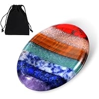 Sibba Piedra para el pulgar, chakra, cristal, forma de lágrima,