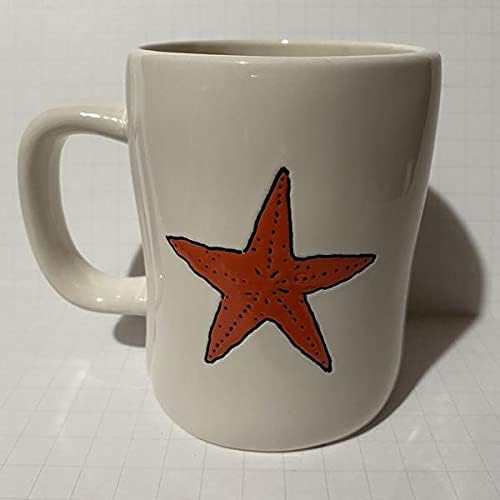 Rae Dunn SUPER STAR Mug - Double sided - Ceramic - 16 oz