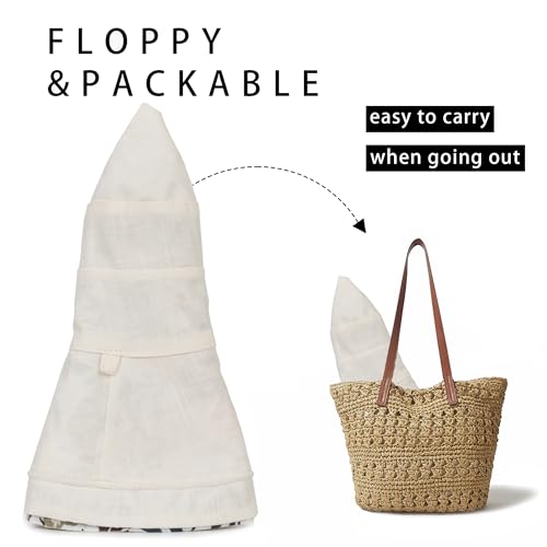 Sombrero de ala ancha para mujer miniatura 4