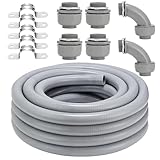 Kit de conector de conducto hermético a líquidos, abrazaderas (1