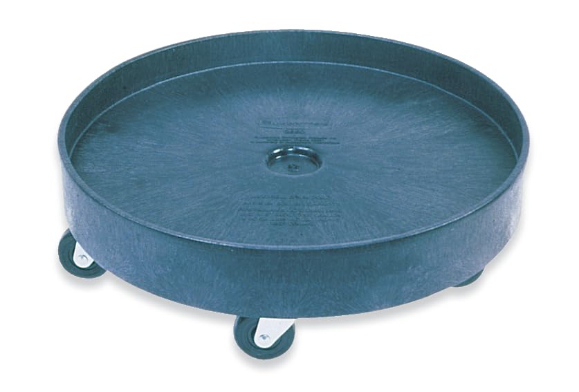 Image of Rubbermaid Commercial Products FG265000BLA Universal Drum Dolly Black
