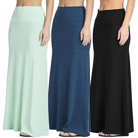 Real Essentials Women's Maxi Skirts Cover