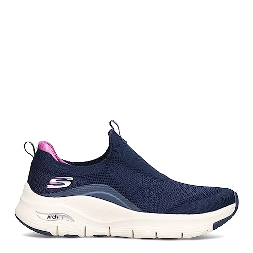 Image of Skechers Women's Arch FIT Sneaker, Nvpr, 4 UK