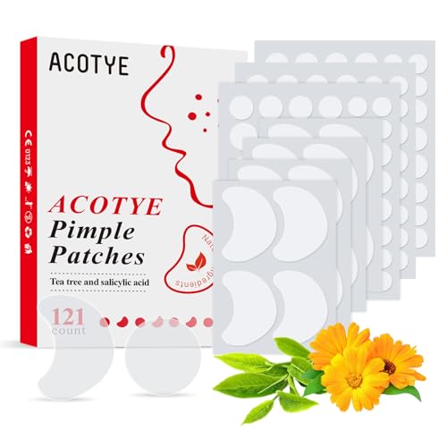 ACOTYE Pickel Patches mit Salicylsäure, 121PCS