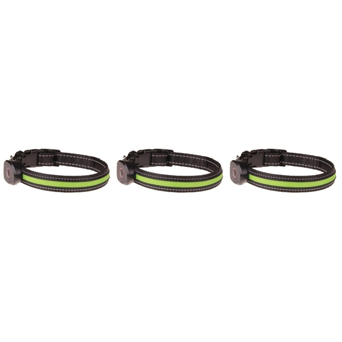 Mipcase 2 Uds Collar Para Mascotas Cono Collar LED Circular Perro Iluminado De Perro Intermitente Para Mascotas Iluminado LED Para Mascotas