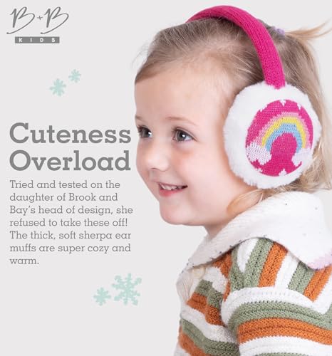 Brook + Bay Kids Ear Muffs - Winter Animal Earmuffs - Cozy Ear Warmers2