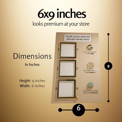 tinydabba Custom 3 QR & NFC Standee – Personalized Acrylic Display by tinydabba - 8