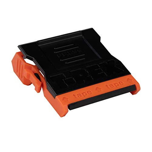 T-Rex 286748 Tape Cutter For Tapes Up To 2 Inch Width, Fits On Tape Rolls (Tape Not Included), Black/Orange #TOP1
