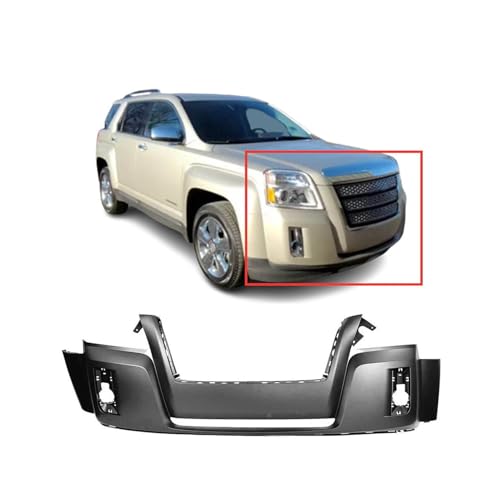 Image of FitParts Compatible with GMC Terrain 2010-2015 Front Bumper Cover | Primed, With Fog Light Holes, Denali, Ready to Paint, OEM 20983229, GM1000912