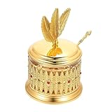 Coffre trésor de bijoux - il est livré avec un design vintage exquis, ce qui le rend unique et une boîte de rangement pour boucles d'oreilles