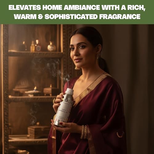 Image of VedaOils Oudh Essential Oil 100ml | 100% Pure & Natural Oudh Oil for Skin, Diffuser, Humidifier & Aromatherapy | Ideal for Body, Bath, Soap, Candle Making & Perfume