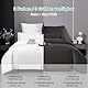 MH MYLUNE HOME 100% Tencel™ Lyocell Bettwäsche-Set 135x200 Eukalyptus Bettwäsche Sommer 2tlg. Atmungsaktiv gegen Schweiß, Hypoallergen, Klimaregulierend, 1 Bettbezug & 1 Kissenbezug 80x80, Dunkelgrau