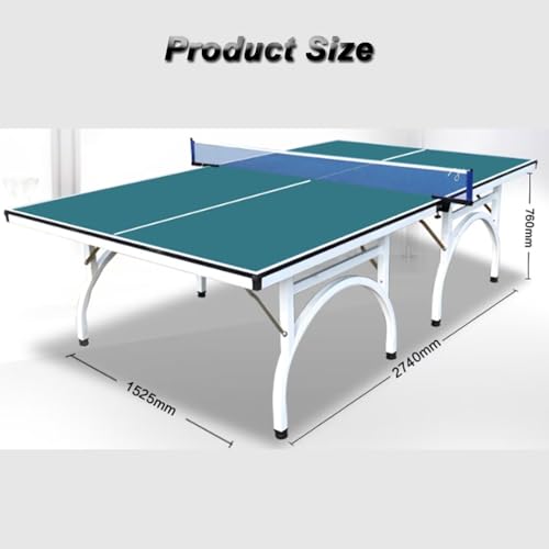 Tischtennis-Ping-Pong-Tisch, Tragbarer Tennistisch, Professioneller Rolltisch In Voller GrößE, Tragbare Tischtennisplatte FüR Drinnen Und DraußEn Mit BäLlen Und Netz – Bild 7