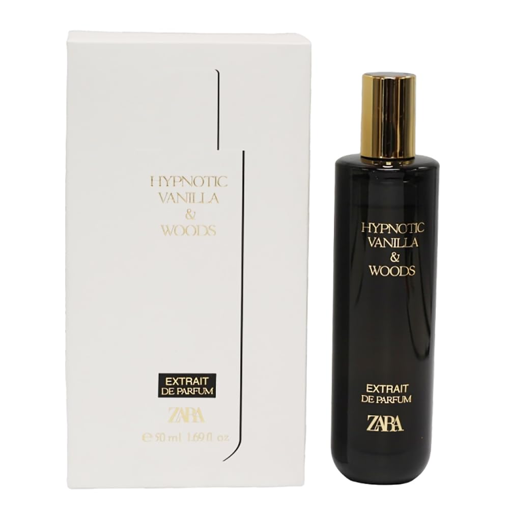 Zara Hypnotic Vanilla Woods Perfume for Women Extrait de Parfum 30% Concentration Long Lasting Warm Sweet and Woody Fragrance 50ML (1.7 fl oz)