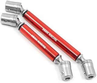 Yeah Racing Stainless Steel Front & Rear Center Shaft Set Red For Traxxas TRX-4 #TRX4-015RD