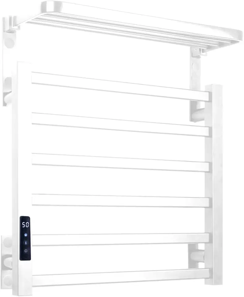 Toalheiro Elétrico Térmico 45x50 cm com Display Digital e Temporizador, 110V (Branco)