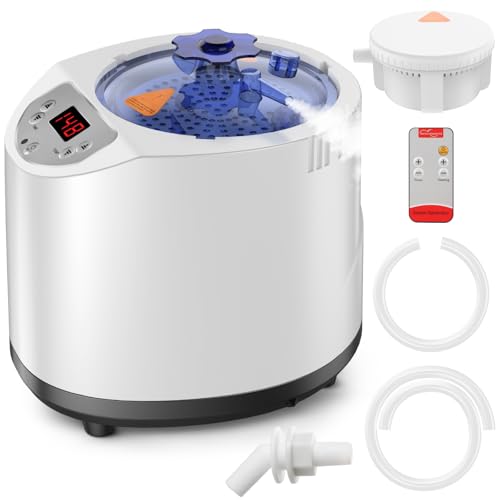I-THERA-U Sauna Dampfgenerator - 3L Tragbare Dampfsauna Dampfgenerator, 1200W Begasungsmaschine für Zuhause, Dampfgenerator mit Fernbedienung, Timer, 15 Heizstufen, Dampfbad, Home Spa Sauna Zubehör