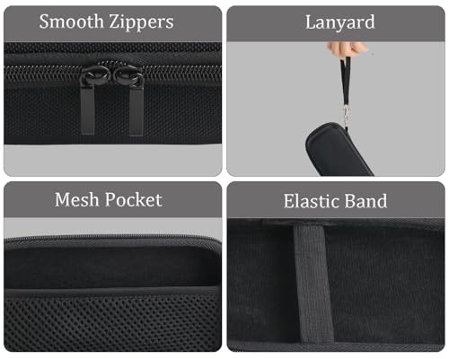 Image of Hard Case Compatible with Ear /Infrared Thermometer, Compatible with iHealth, MILDSIX, KDT EasyEast Ear Themometer