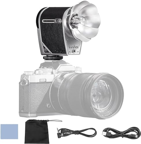 Amazon | GODOX lux Cadet レトロカメラフラッシュ GN10 6200K±300K 色