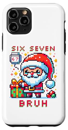 67 Six Seven Bruh Pixel Christmas 6 7 Meme Men Women Kids X}zP[X iPhone 11 Pro p