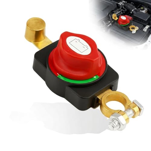 Desconectador de Batería 12V-24V para Coche, Barco, Camper y Moto,