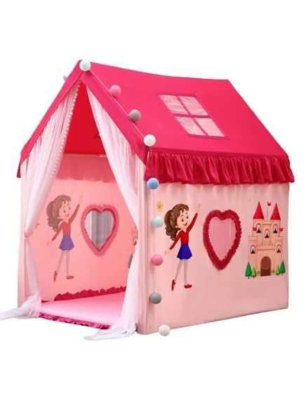Lalakiya’S Colorfull and Extremely Light Weight Indoor and Outdoor Kids Play Tent House for Girls and Boys (QWN-Pink)