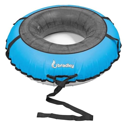 Bradley Multi-Rider Snow Tube with 60" Blue Cover | Heavy Duty Snow Tube | Truck Tube