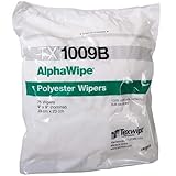 Texwipe TX1009B Low-Particulate Wipes, 9" x 9"; bulk packed, 150/bg