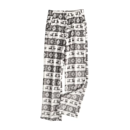 Christmas Pajama Pants for Women Flannel Plush Santa Xmas Tree Pj Bottoms - image 1