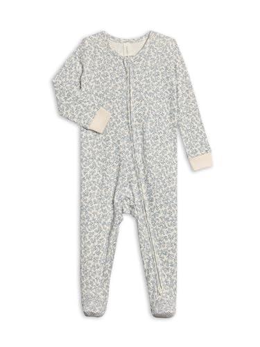 Image of Colored Organics Baby Zip-Up Footed Sleeper with 2-Way Zipper - Organic Cotton Pajamas