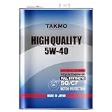 TAKMO(旧TAKUMIモーターオイル) エンジンオイル 5W-40 SP/CF 4L 4輪ガソリン/ディーゼル車用 化学合成油 街乗り