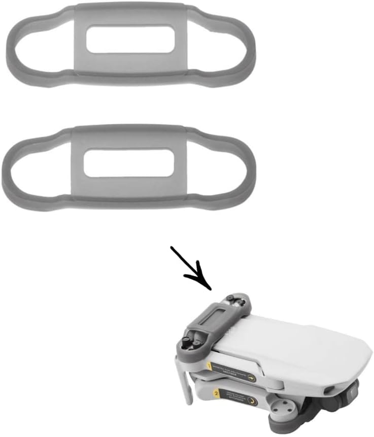 Props Holder Compatible with DJI Mavic Mini/Mini 2/ Mini SE Propeller Holder Silicone Cover Accessories (Grey)