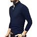 LOGEEYAR Mens Fashion Polo Henley Shirts Short/Long Sleeve Casual T-Shirts Slim Fit Cotton Polo Shirts for Men
