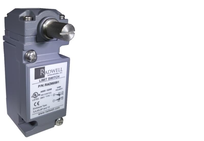 RADWELL VERIFIED SUBSTITUTE C2BJK01-SUB Interruptor de límite, cabezal giratorio SPDT resistente 1NO1NC estándar PRETRAVEL, reemplazo completo del