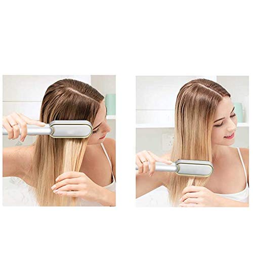 Cepillo alisador eléctrico para cabello con calentamiento rápido miniatura 5