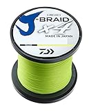  Daiwa J-Braid X4 1350m / 0,21mm / 12,4kg Gelb Geflochtene Schnur Angelschnur