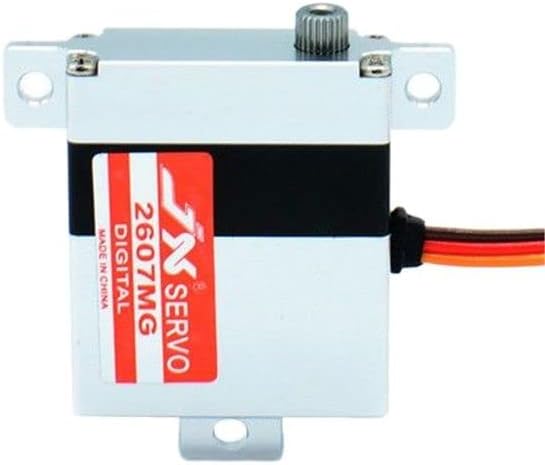PDI-2607MG JX 7.2kg 0.13 sec Digital Full Mental Aluminium case Wing servo for Glider Plane Helicopter - (Color PDI-2607MG)