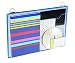 Produktbild tarifold 354101 tview Broschrenmappe, DIN A4, Querformat, blau
