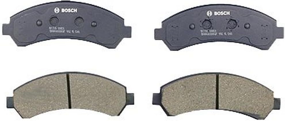 Pastilhas de Freio Cerâmicas BOSCH BC726 QuietCast Premium - Compatíveis com Chevrolet Blazer, S10; GMC Jimmy, Sonoma; Isuzu Hombre; Oldsmobile Bravada - Dianteiras