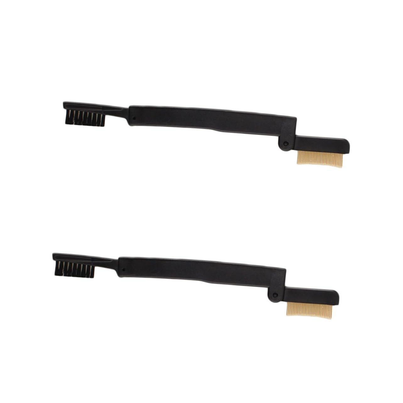 Homoyoyo 2 Pcs Folding Eyebrow Comb Eyelash Brush Double-ended Makeup Brush Women's Eyebrow Comb Lady's Beauty Tool Travel Size