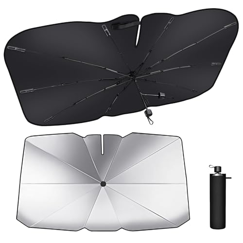 LECART Windshield Sun Shade Umbrella for Car, Foldable Front Wind...